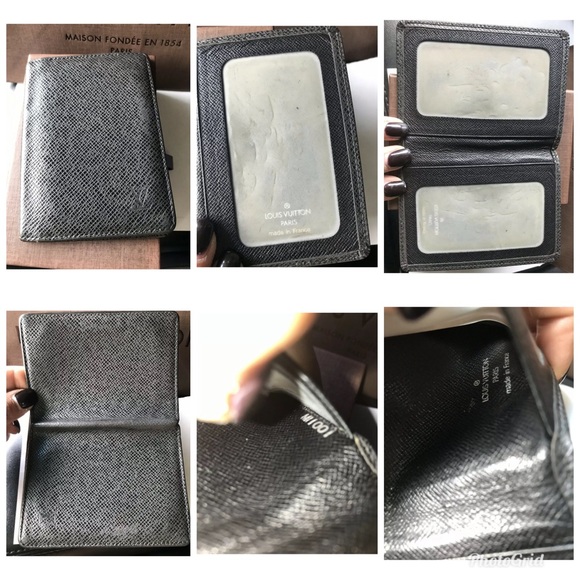 ❤️SOLD❤️💯% Authentic Louis Vuitton Black Small Wallet - Picture 3 of 8